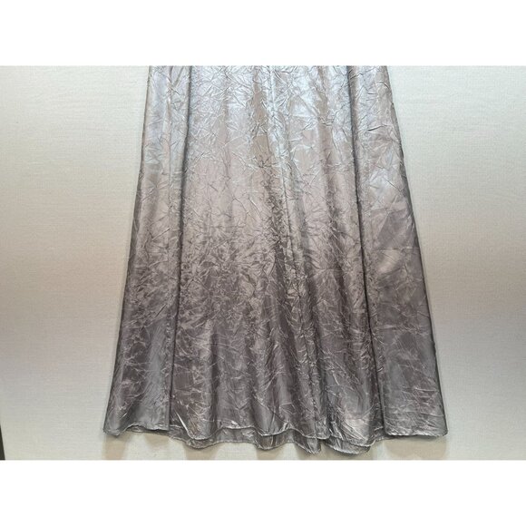 Arianna By Rachel Kaye Women's Full Length Wedding Evening Dress Size 4 Silver - Picture 10 of 10